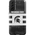 Michigan State University Black and White Stripes Galaxy S21 Plus 5G Pro Case