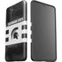 Michigan State University Black and White Stripes Galaxy S21 Plus 5G Pro Case
