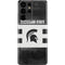 Michigan State University Black and White Stripes Galaxy S21 Ultra 5G Skin