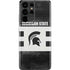 Michigan State University Black and White Stripes Galaxy S21 Ultra 5G Skin