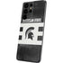 Michigan State University Black and White Stripes Galaxy S21 Ultra 5G Skin