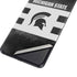 Michigan State University Black and White Stripes Galaxy S21 Ultra 5G Skin