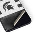 Michigan State University Black and White Stripes Galaxy S22 Skin