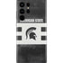 Michigan State University Black and White Stripes Galaxy S22 Ultra Skin
