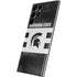 Michigan State University Black and White Stripes Galaxy S22 Ultra Skin