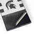 Michigan State University Black and White Stripes Galaxy S22 Ultra Skin