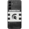 Michigan State University Black and White Stripes Galaxy S23 FE Skin