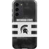 Michigan State University Black and White Stripes Galaxy S23 Plus Pro Case