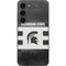 Michigan State University Black and White Stripes Galaxy S23 Skin