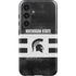 Michigan State University Black and White Stripes Galaxy S24 Impact Case