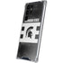 Michigan State University Black and White Stripes Galaxy S24 Ultra Clear Case