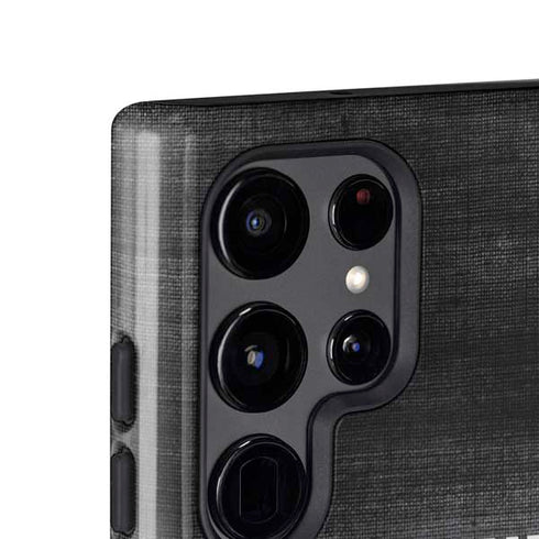 Michigan State University Black and White Stripes Galaxy S24 Ultra Impact Case