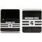 Michigan State University Black and White Stripes Galaxy Z Flip3 5G Skin