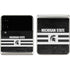 Michigan State University Black and White Stripes Galaxy Z Flip3 5G Skin