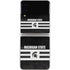 Michigan State University Black and White Stripes Galaxy Z Flip3 5G Skin