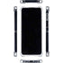 Michigan State University Black and White Stripes Galaxy Z Flip5 5G Clear Case