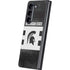 Michigan State University Black and White Stripes Galaxy Z Fold5 5G Skin