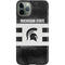 Michigan State University Black and White Stripes iPhone 11 Pro Lite Case