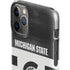Michigan State University Black and White Stripes iPhone 11 Pro Lite Case