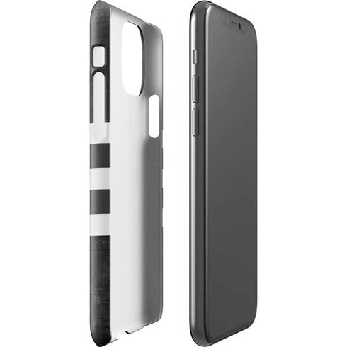Michigan State University Black and White Stripes iPhone 11 Pro Lite Case