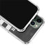 Michigan State University Black and White Stripes iPhone 11 Pro Max Clear Case