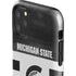 Michigan State University Black and White Stripes iPhone 11 Pro Max Impact Case