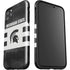 Michigan State University Black and White Stripes iPhone 11 Pro Max Impact Case