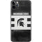 Michigan State University Black and White Stripes iPhone 11 Pro Max Skin