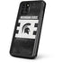 Michigan State University Black and White Stripes iPhone 11 Pro Max Waterproof Case