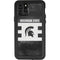 Michigan State University Black and White Stripes iPhone 11 Pro Waterproof Case