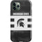 Michigan State University Black and White Stripes iPhone 12 Pro Max Impact Case