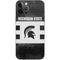 Michigan State University Black and White Stripes iPhone 12 Pro Max Skin