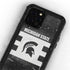 Michigan State University Black and White Stripes iPhone 12 Pro Max Waterproof Case