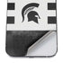 Michigan State University Black and White Stripes iPhone 12 Pro Skin