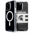 Michigan State University Black and White Stripes iPhone 13 Pro MagSafe Case