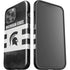 Michigan State University Black and White Stripes iPhone 13 Pro Max Impact Case