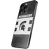 Michigan State University Black and White Stripes iPhone 13 Pro Skin