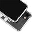 Michigan State University Black and White Stripes iPhone 14 Plus Clear Case