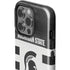 Michigan State University Black and White Stripes iPhone 14 Pro Impact Case