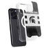 Michigan State University Black and White Stripes iPhone 14 Pro MagSafe Case