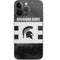 Michigan State University Black and White Stripes iPhone 15 Pro Skin