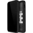 Michigan State University Black and White Stripes iPhone 15 Waterproof Case