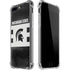 Michigan State University Black and White Stripes iPhone 7/8 Plus Clear Case