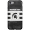 Michigan State University Black and White Stripes iPhone SE (2nd & 3rd Gen) Pro Case