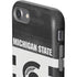 Michigan State University Black and White Stripes iPhone SE (2nd & 3rd Gen) Pro Case