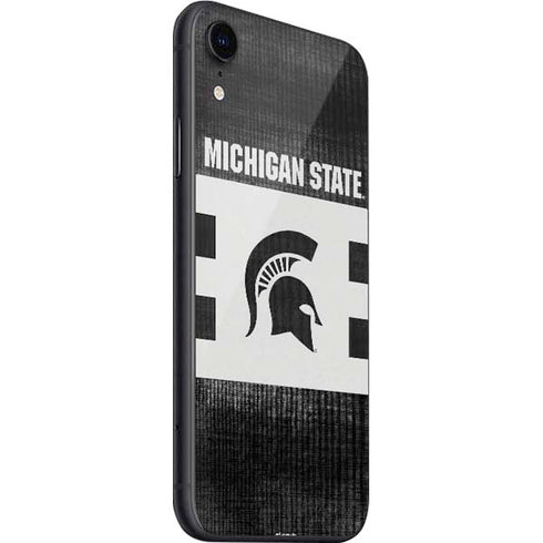 Michigan State University Black and White Stripes iPhone SE (2nd & 3rd Gen) Skin