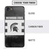 Michigan State University Black and White Stripes iPhone SE (2nd & 3rd Gen) Skin