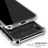 Michigan State University Black and White Stripes iPhone XR Clear Case