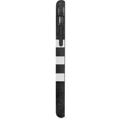Michigan State University Black and White Stripes iPhone XR Pro Case