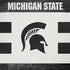 Michigan State University Black and White Stripes iPhone XR Pro Case